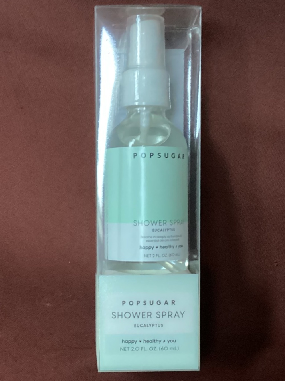 PopSugar Shower Spray Eucalyptus 60 ml each  NEW